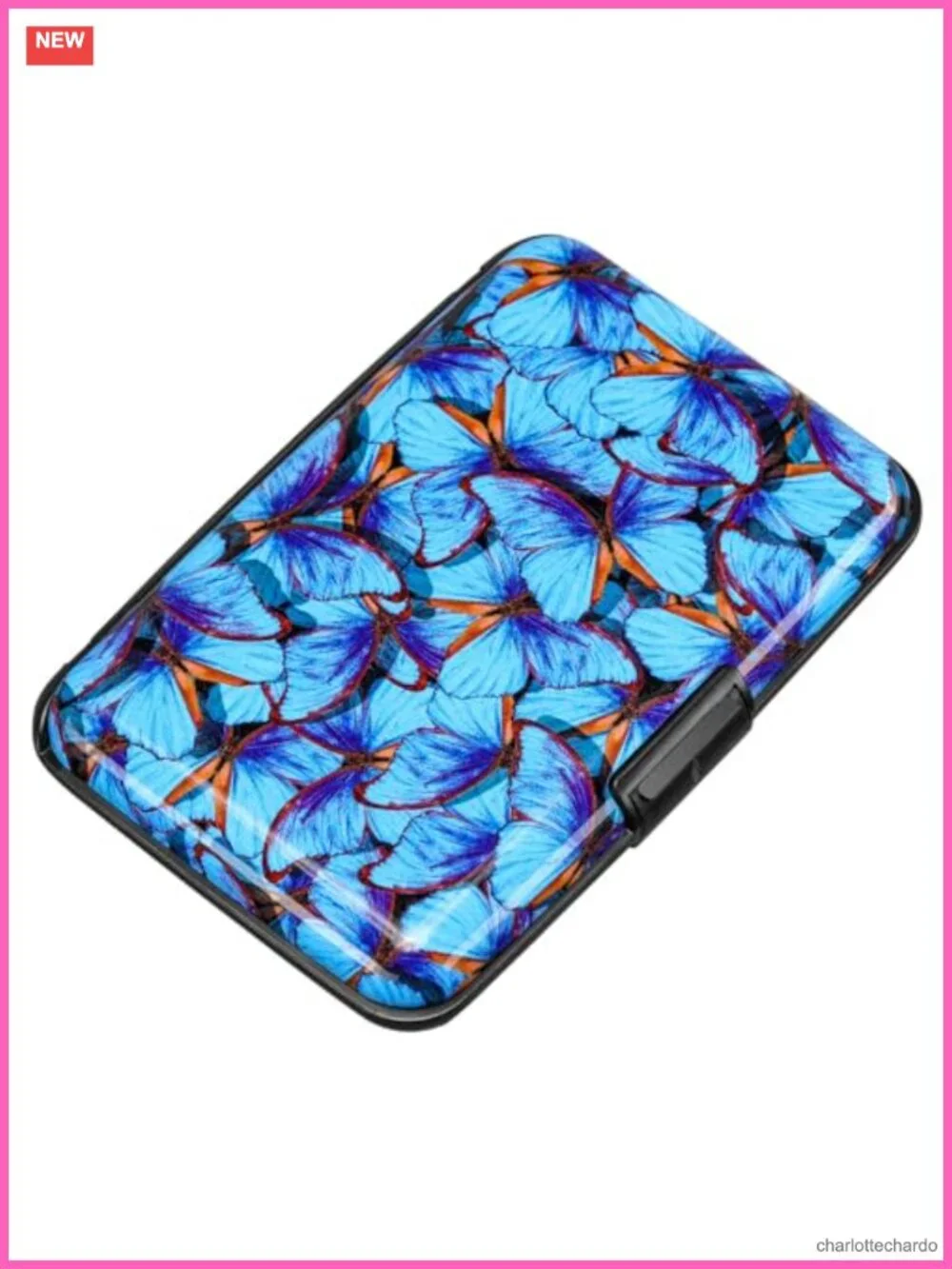 RFID Blocking Aluminum Card Holder with 7 Slots, Metal Wallet for Men & Women,